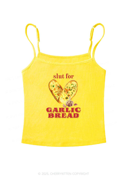 Slxt For Garlic Bread Y2K Spaghetti Strap Cami Cherrykitten