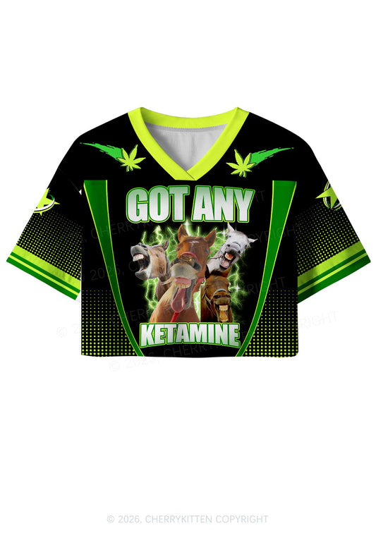 Got Any Kxxamine Y2K Crop Sport Jersey Shirts Cherrykitten