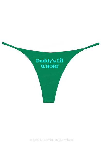 Daddys Lil Hore Y2K Bikini String Thong Cherrykitten