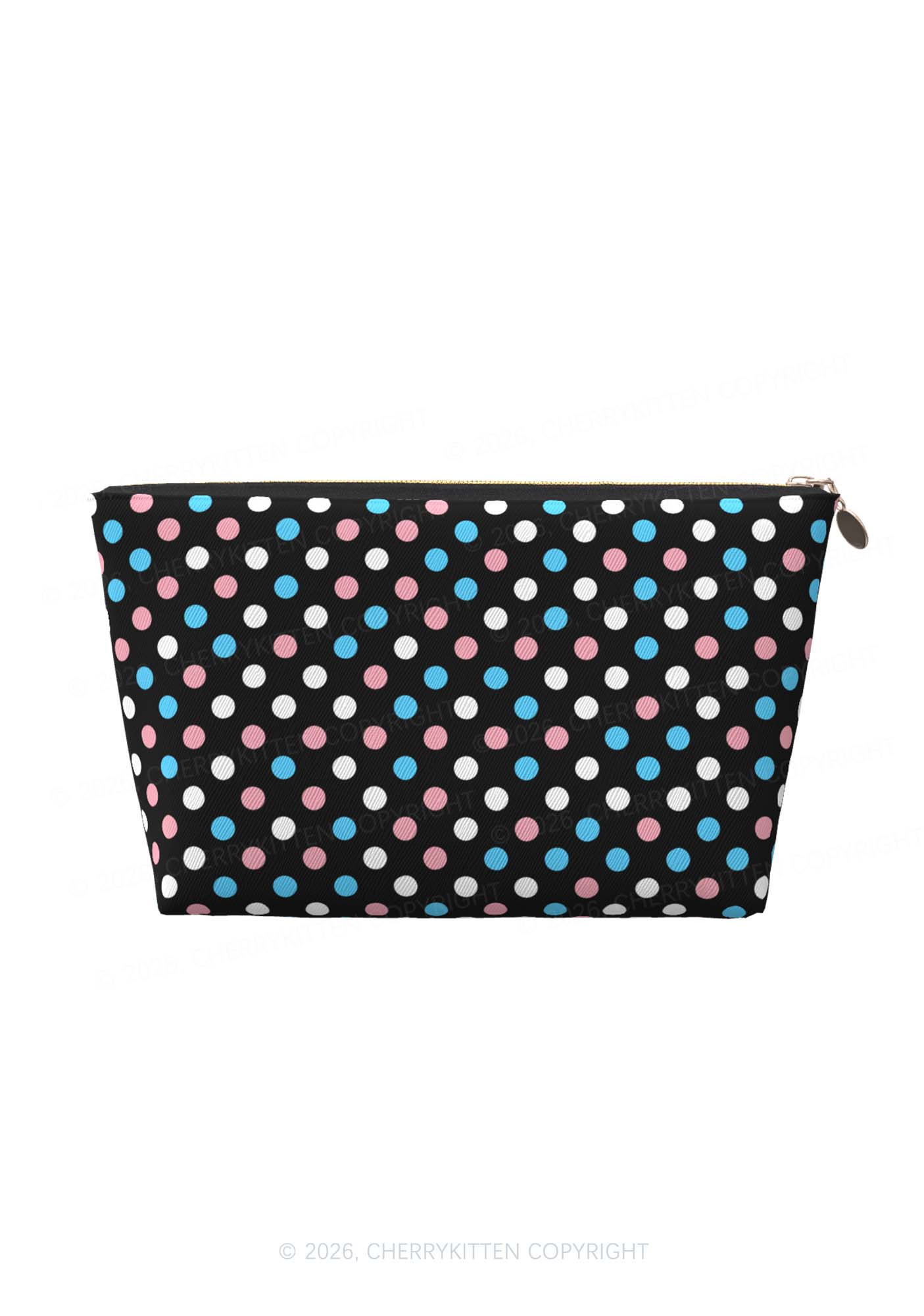 Trans Dots Pride Y2K Makeup Bag Cherrykitten