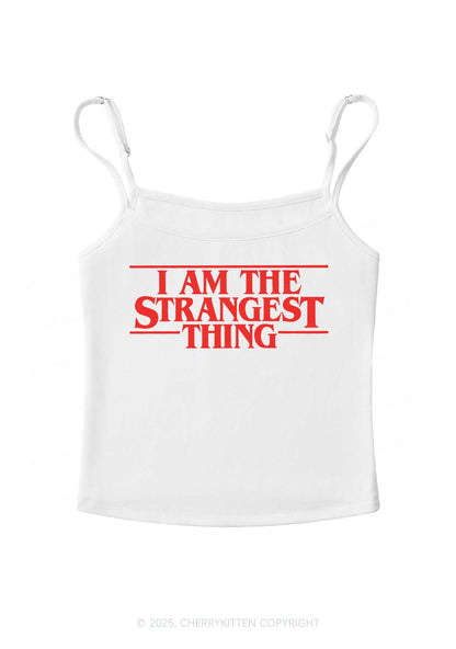 I Am The Strangest Thing Y2K Spaghetti Strap Cami Cherrykitten