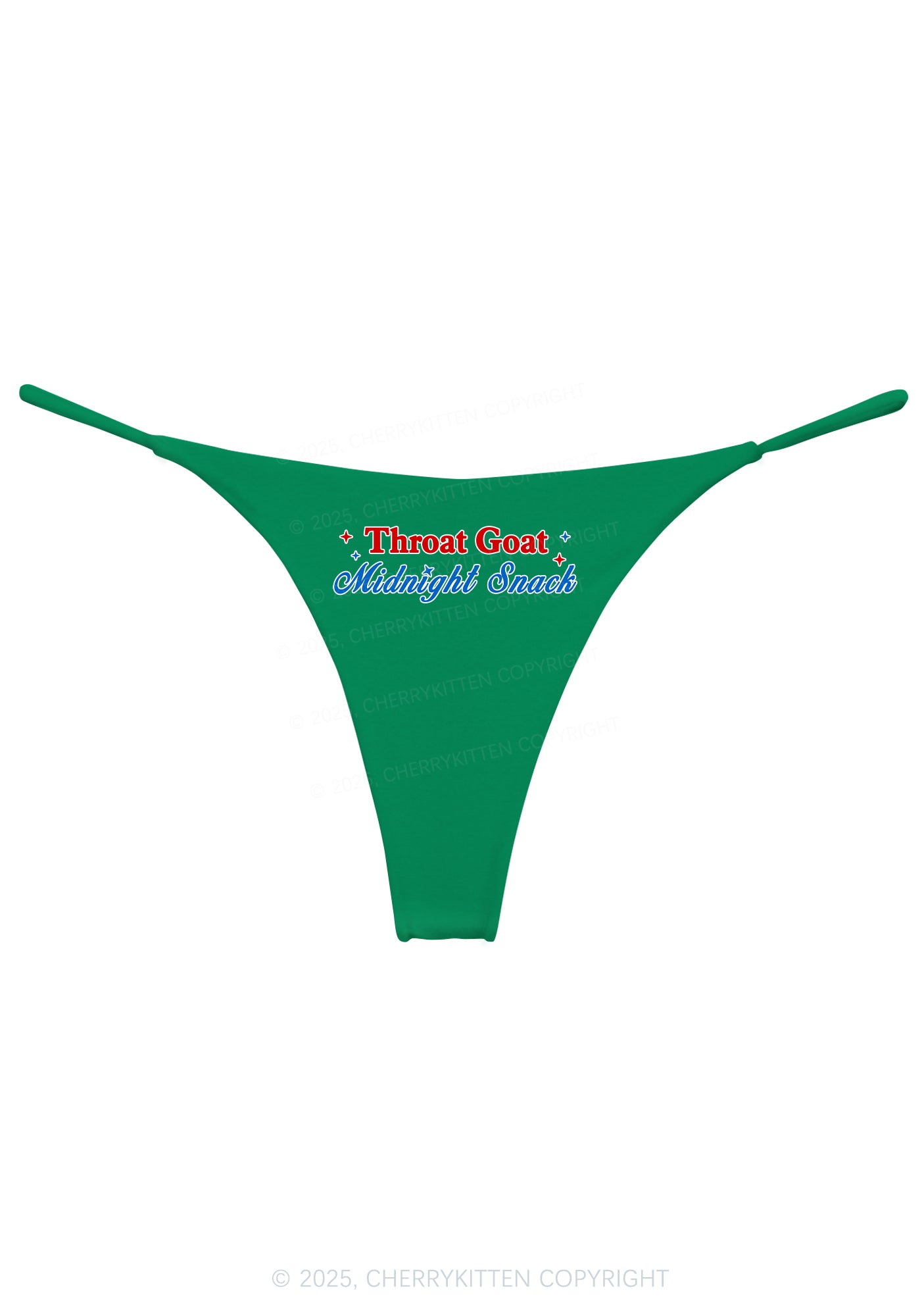 Throat Goat Midnight Snack Y2K Bikini String Thong Cherrykitten