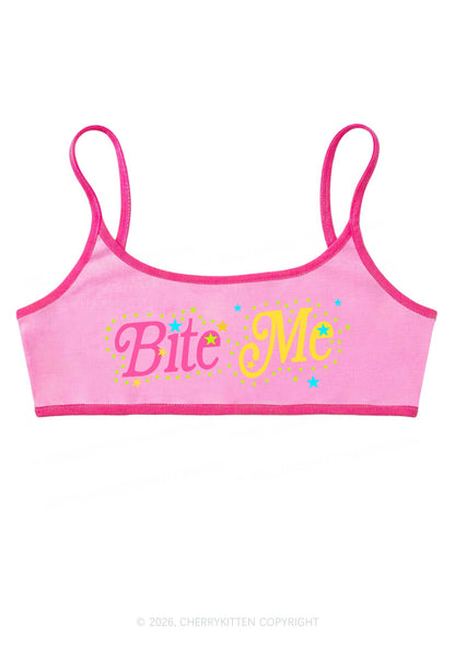 Bite Me Y2K Super Crop Cami Cherrykitten