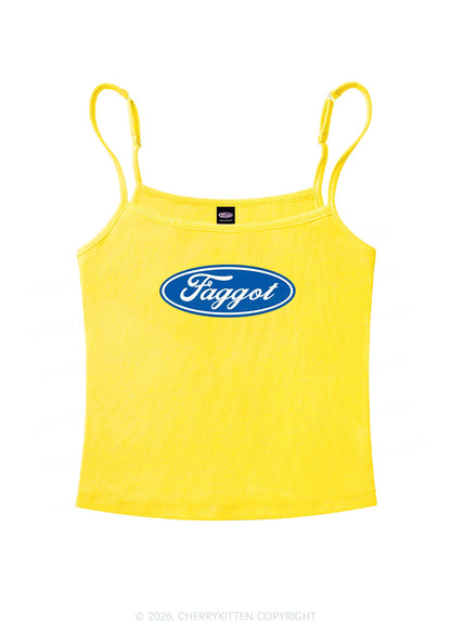 Faggot Pride Y2K Spaghetti Strap Cami Cherrykitten