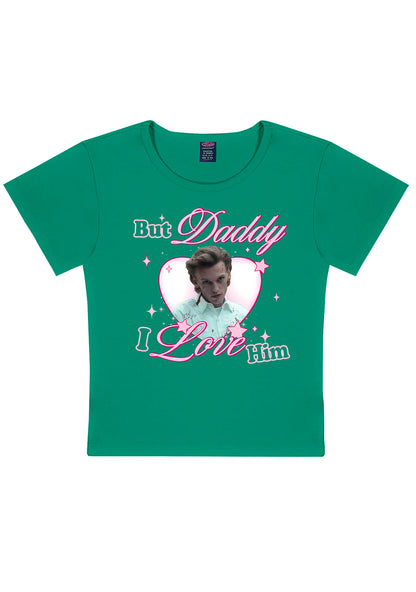 Daddy I Love Number One Y2K Baby Tee Cherrykitten