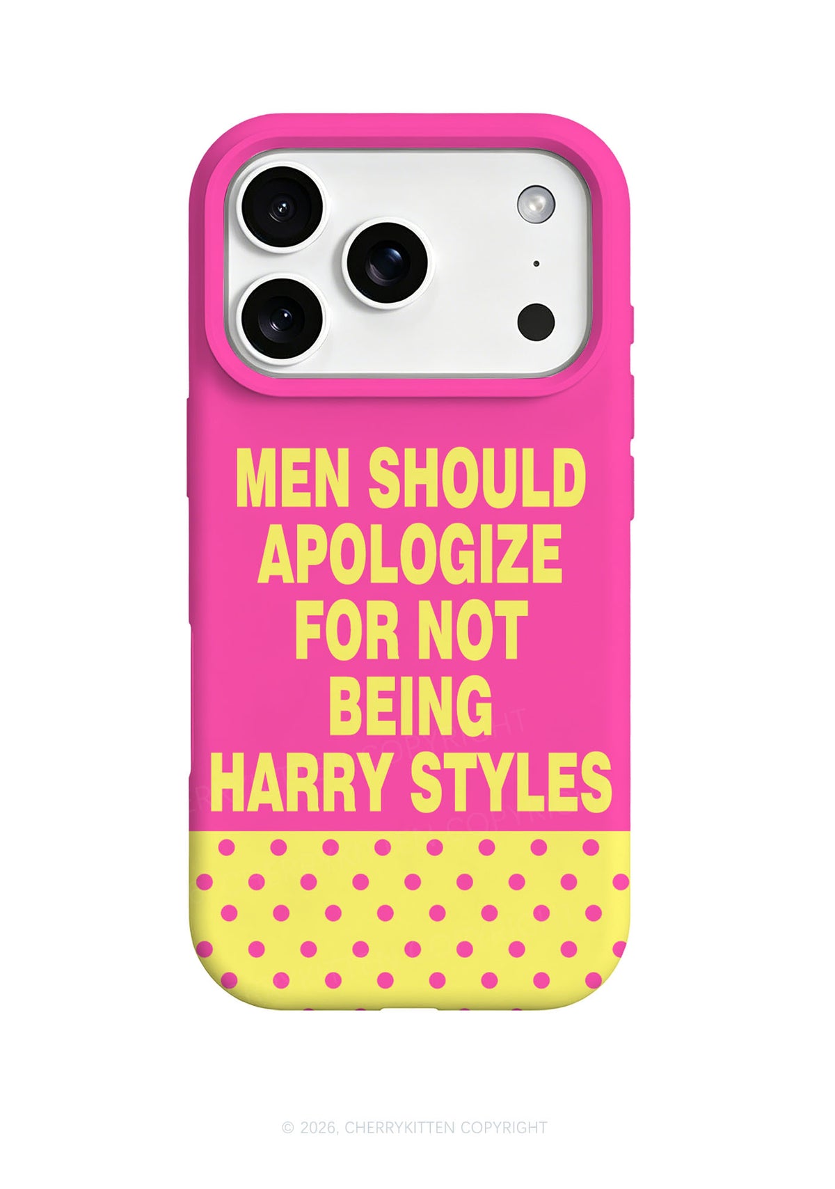Men Should Apologize Y2K Phone Case Cherrykitten