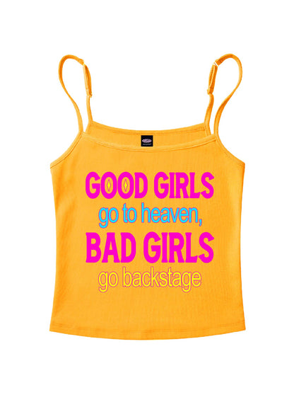 Bad Girls Go Backstage Y2K Spaghetti Strap Cami Cherrykitten
