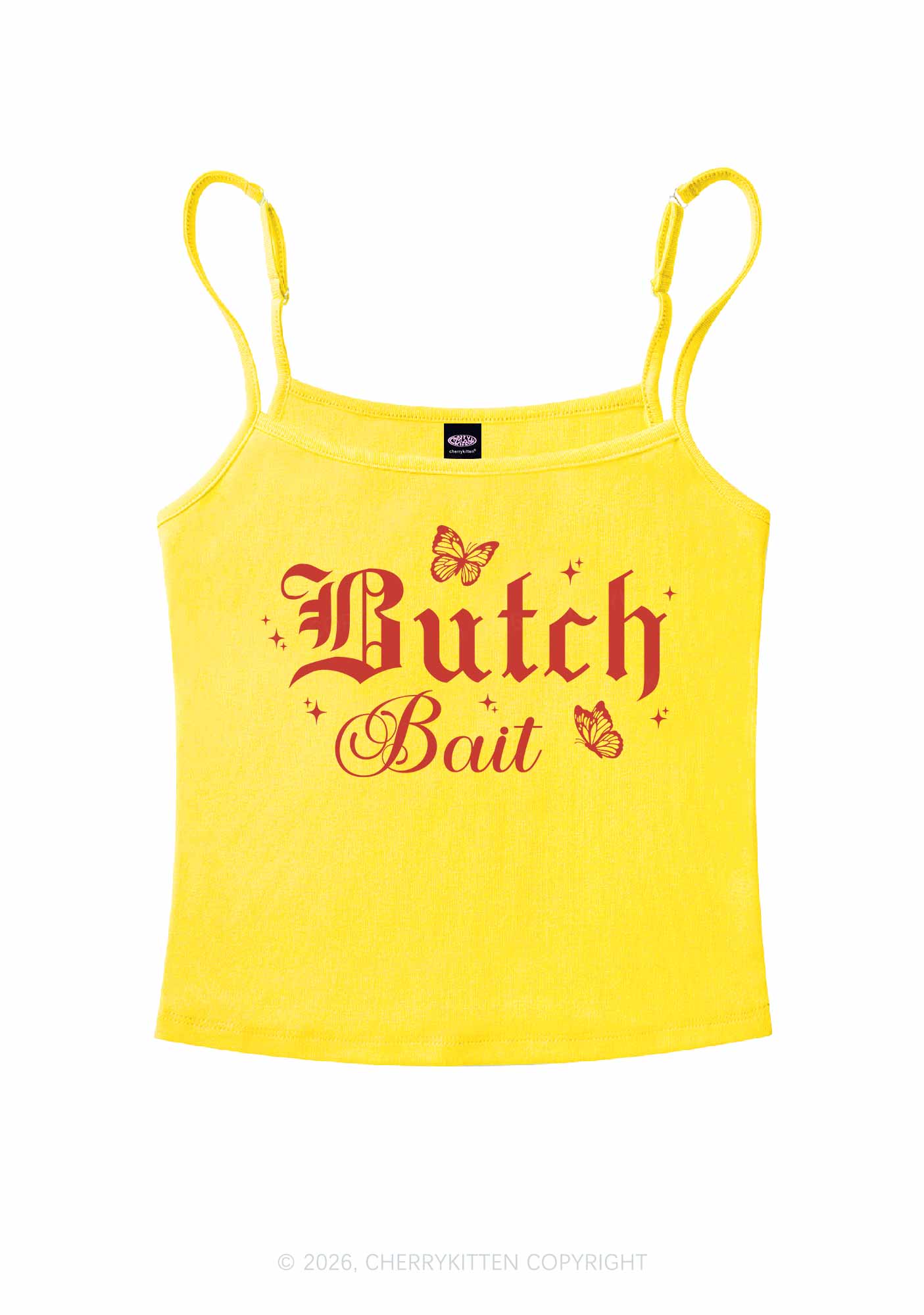 Butch Bait Pride Y2K Spaghetti Strap Cami Cherrykitten