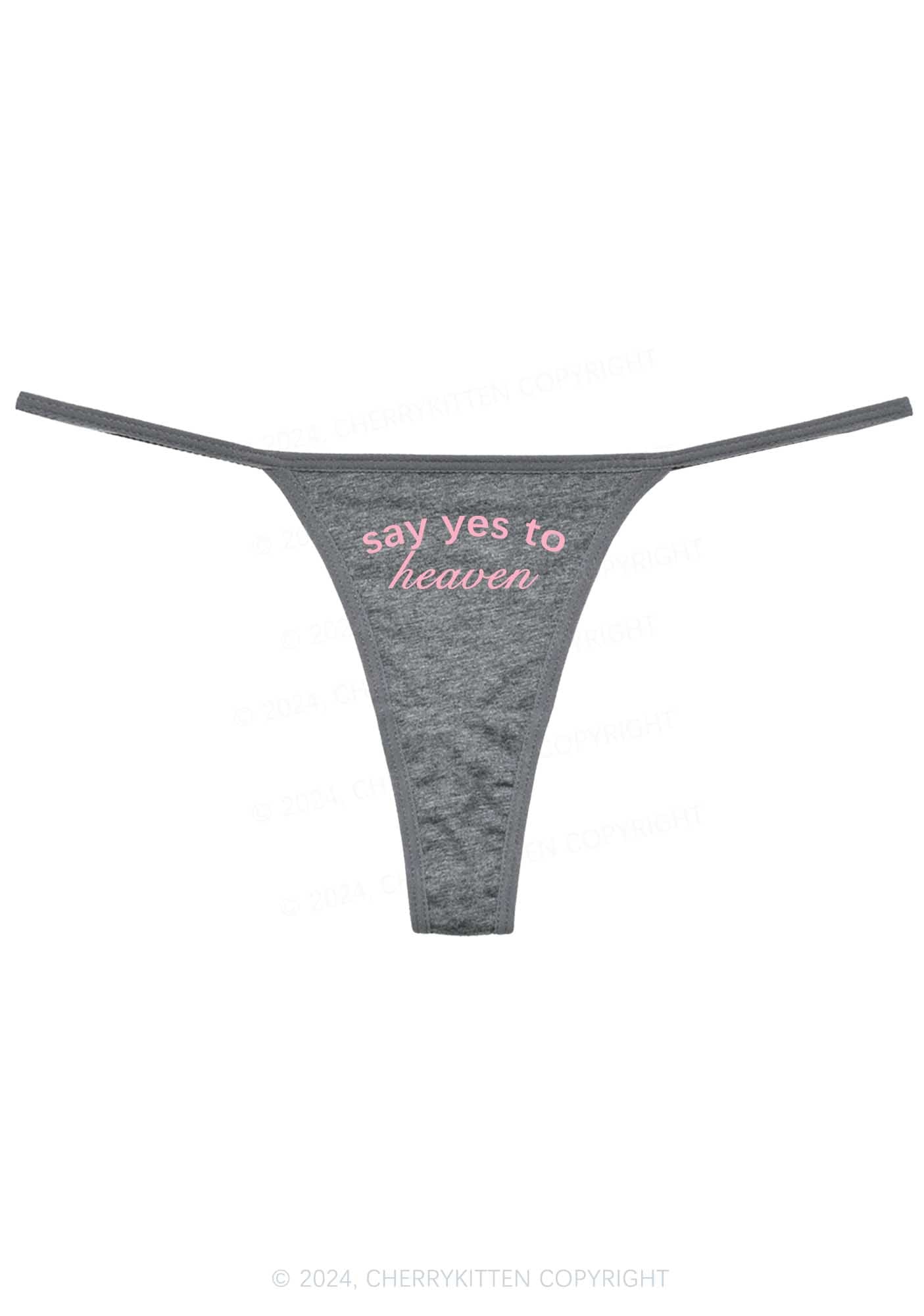 Say Yes To Heaven Y2K Flat String Thong Cherrykitten