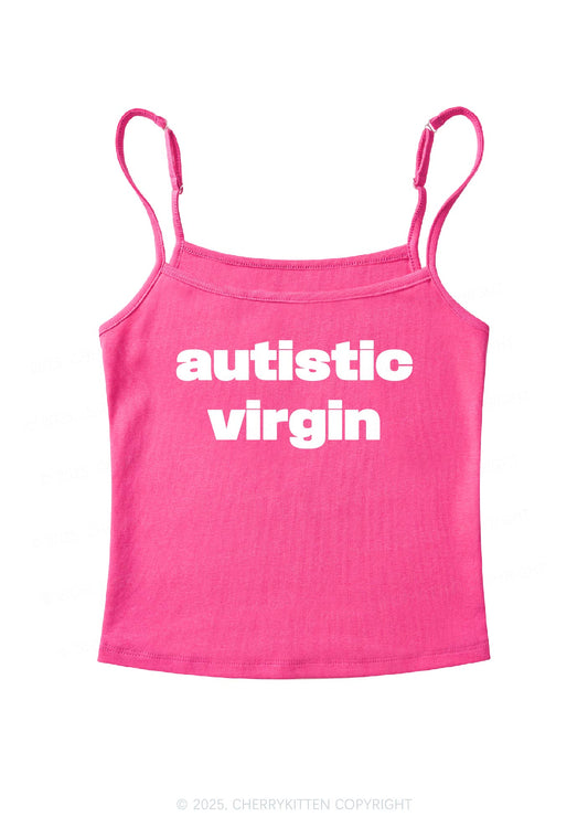 Autistic Virgin Y2K Spaghetti Strap Cami Cherrykitten