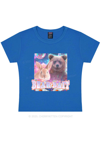 Bear Bait Pride Y2K Baby Tee Cherrykitten