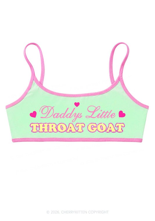 Daddys Little Throat Goat Y2K Super Crop Cami Cherrykitten