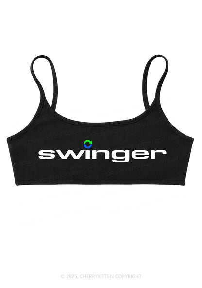 Swinger Y2K Super Crop Cami Cherrykitten