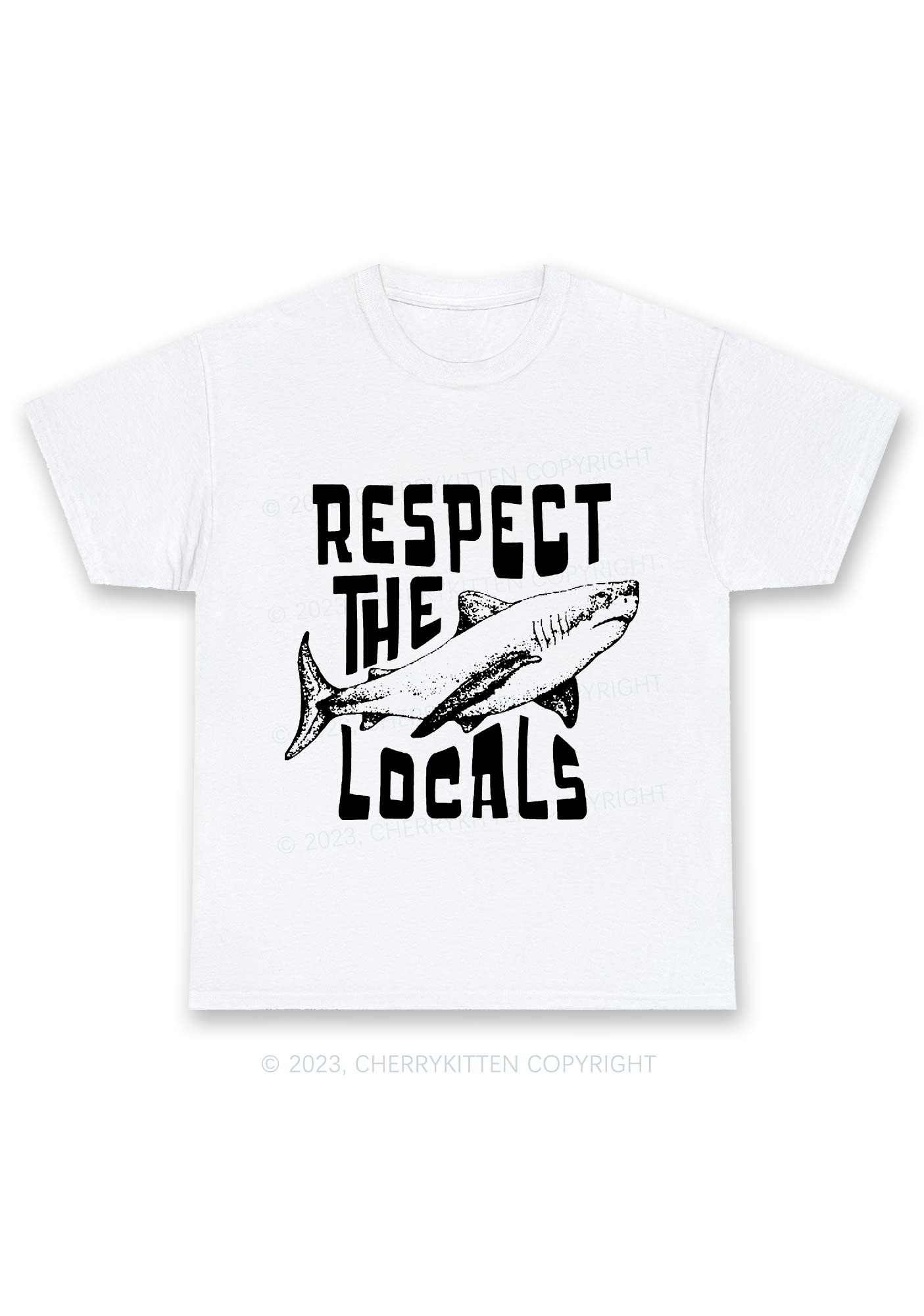 Respect The Locals Chunky Shirt Cherrykitten
