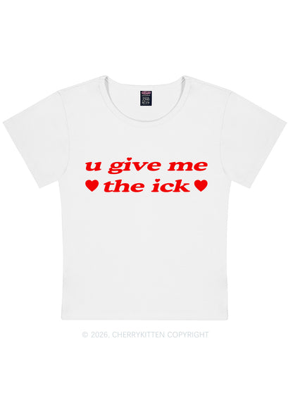 Give Me Ick Y2K Baby Tee Cherrykitten