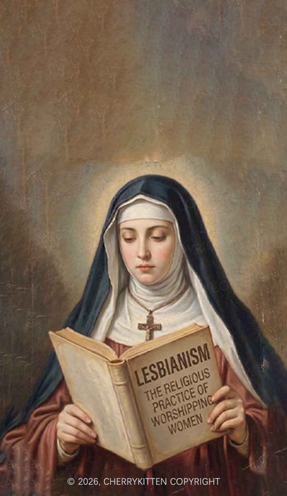 Lesbianism Nun Pride Y2K Phone Case Cherrykitten