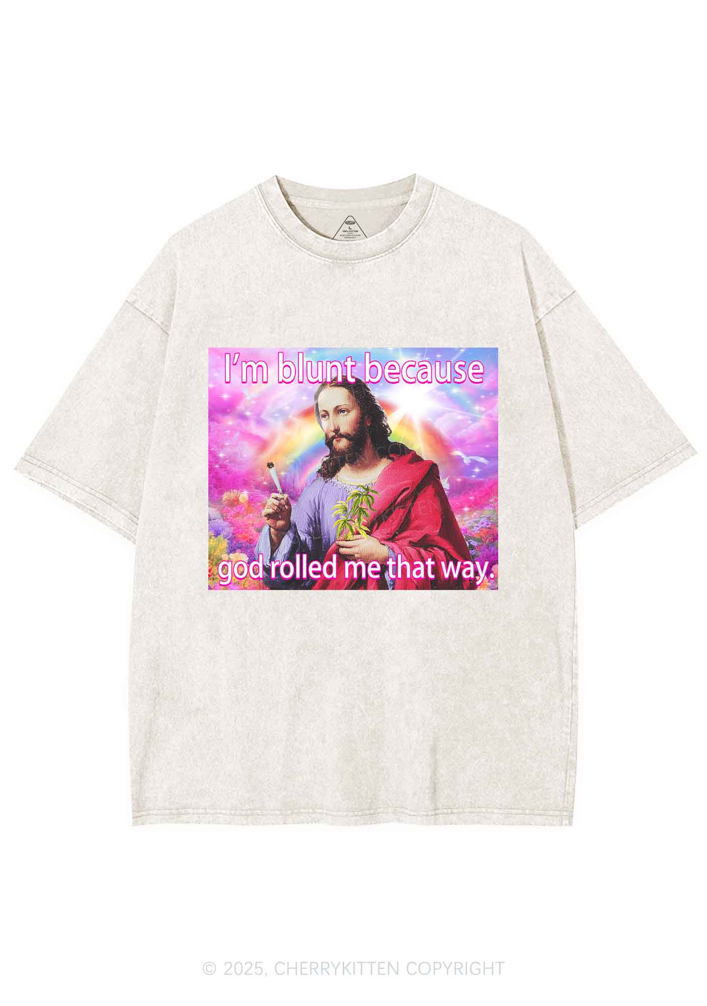 Im Blunt Y2K Shirts Washed Tee Cherrykitten