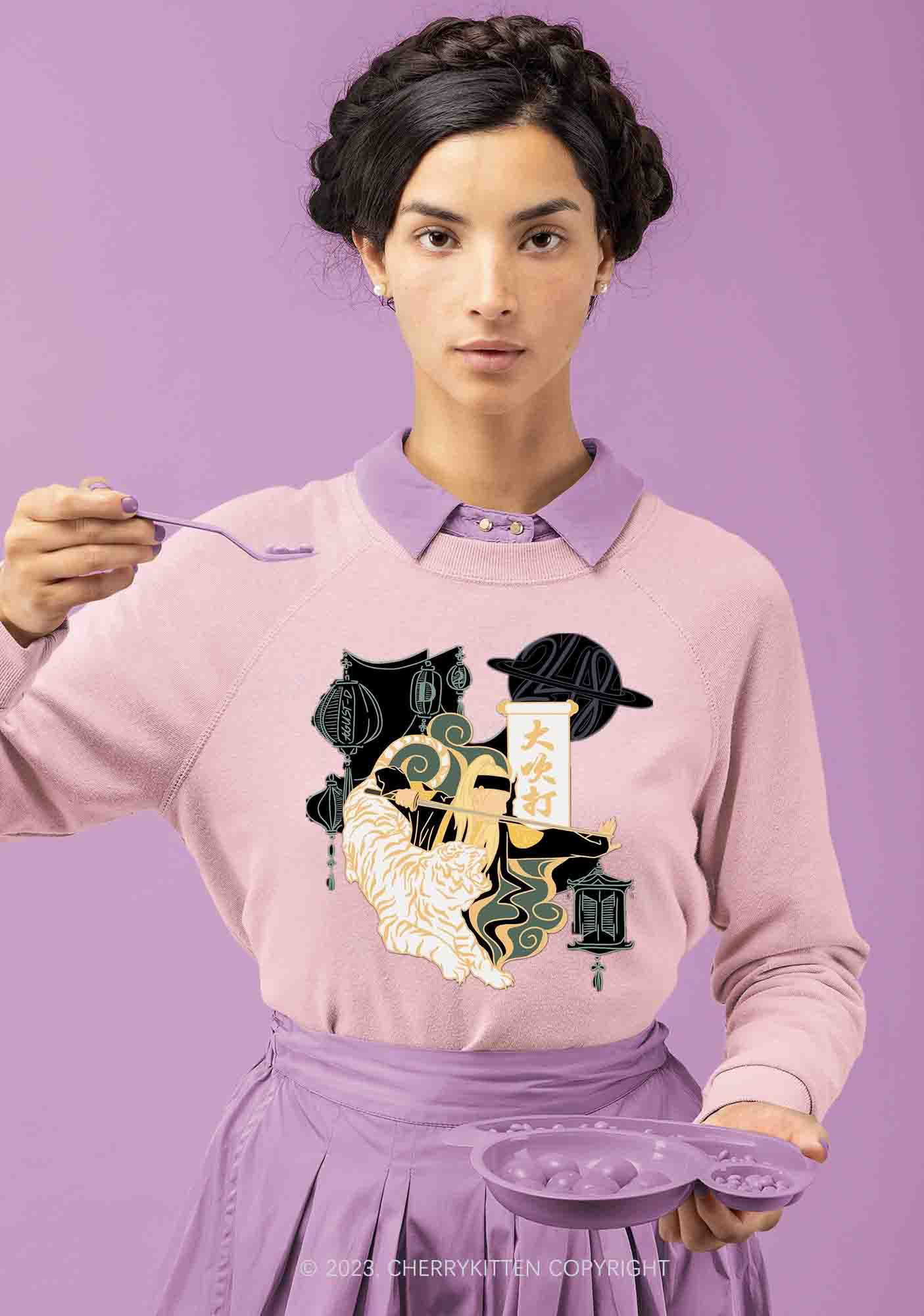 Daechwita Kpop Y2K Sweatshirt Cherrykitten