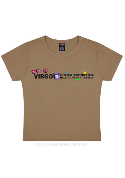 I'm A Virgo Y2K Baby Tee Cherrykitten