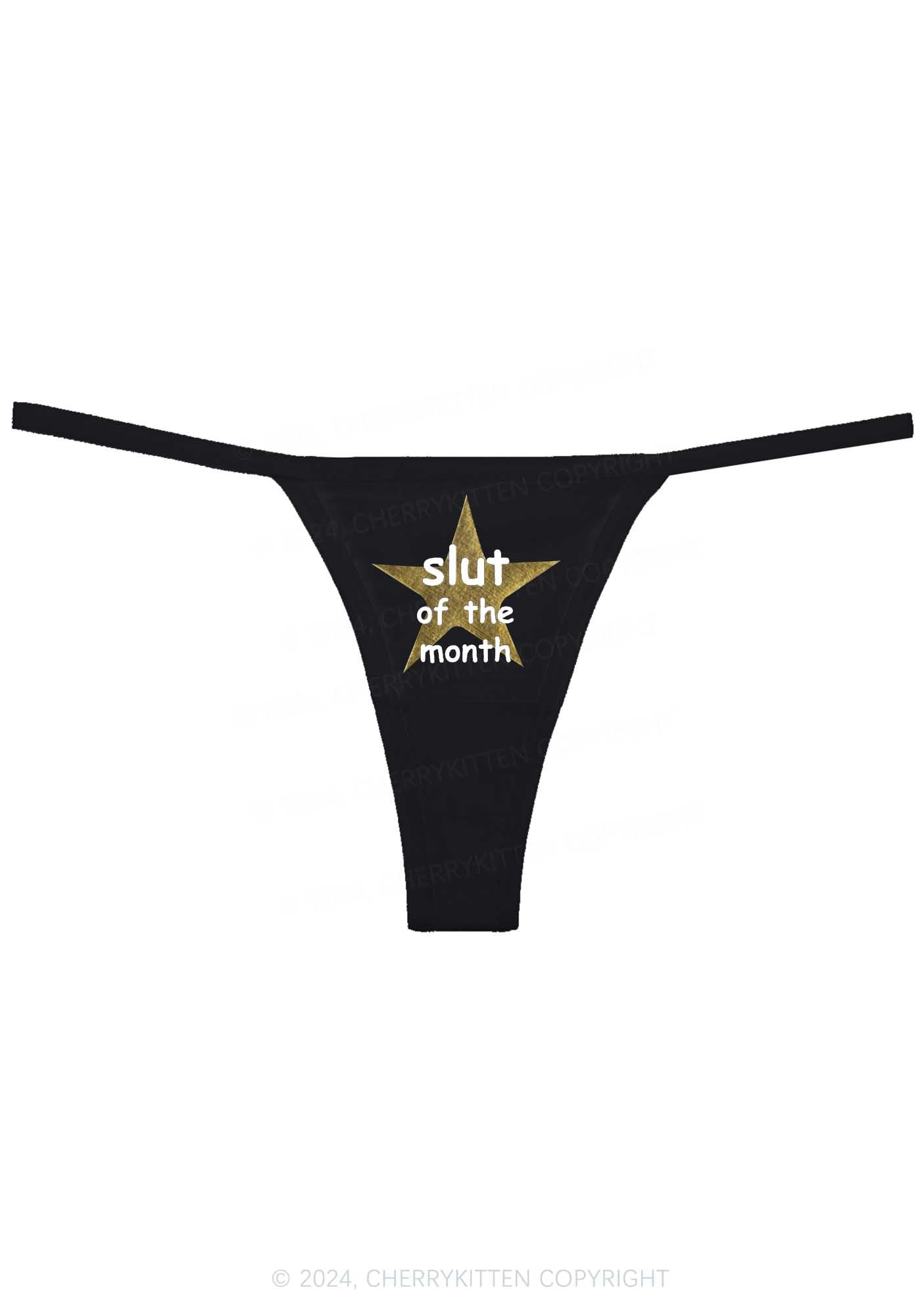 Slxt Star Y2K Flat String Thong Cherrykitten