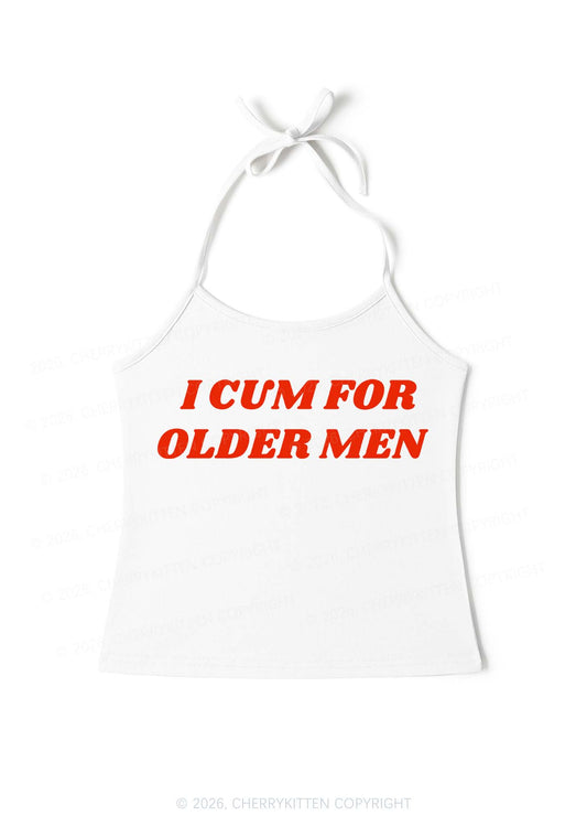 Come For Older Men Y2K Halter Neck Cami Cherrykitten