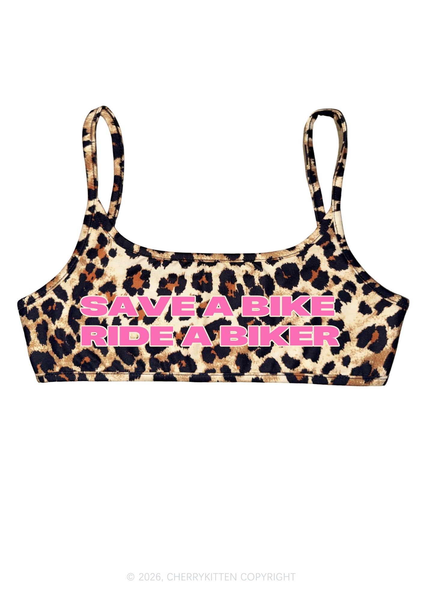 Ride A Biker Y2K Super Crop Cami Cherrykitten
