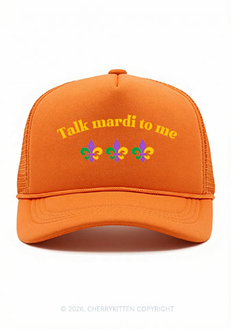 Talk Mardi To Me Y2K Trucker Hat Cherrykitten