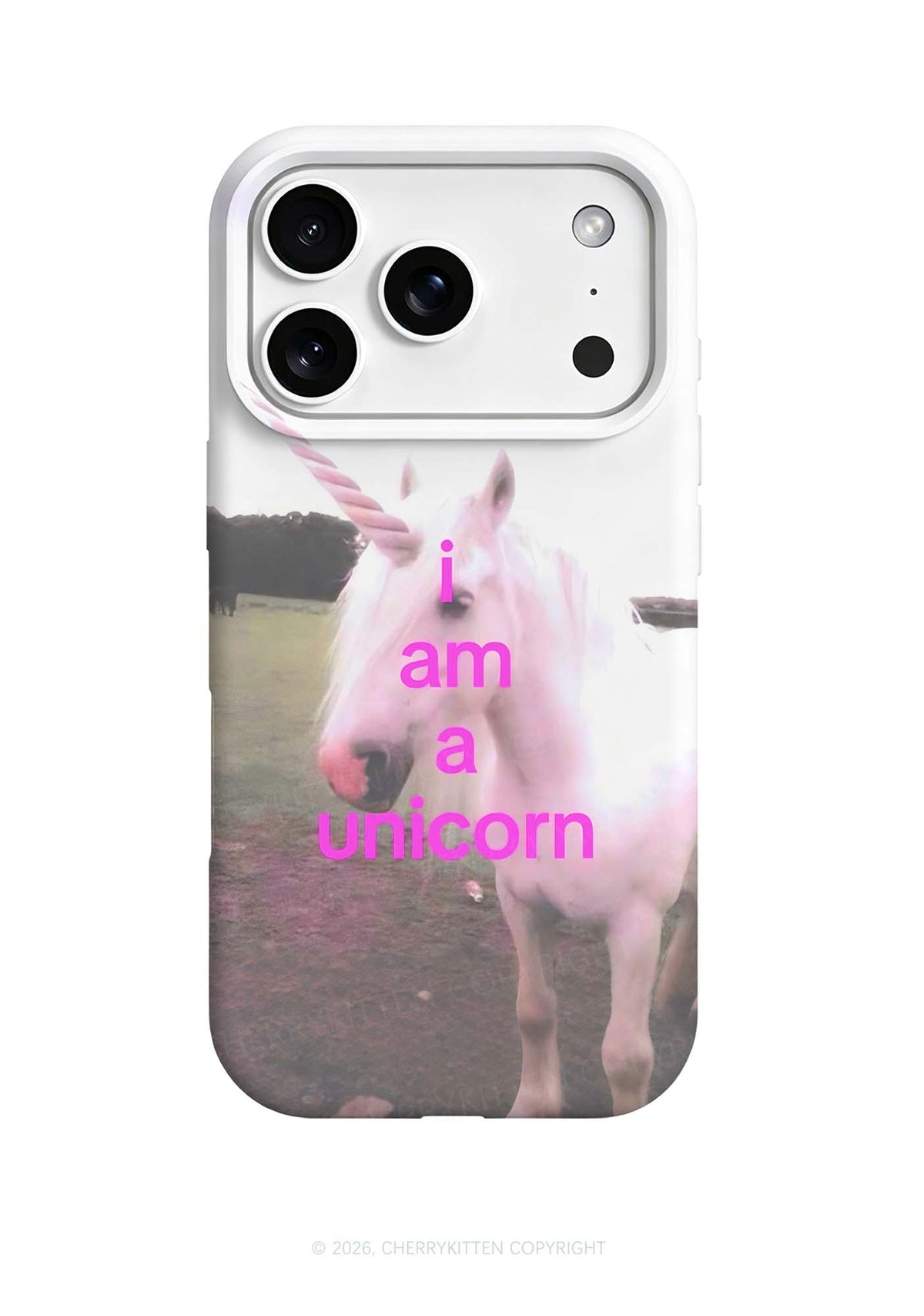 I Am A Unicorn Y2K Phone Case Cherrykitten