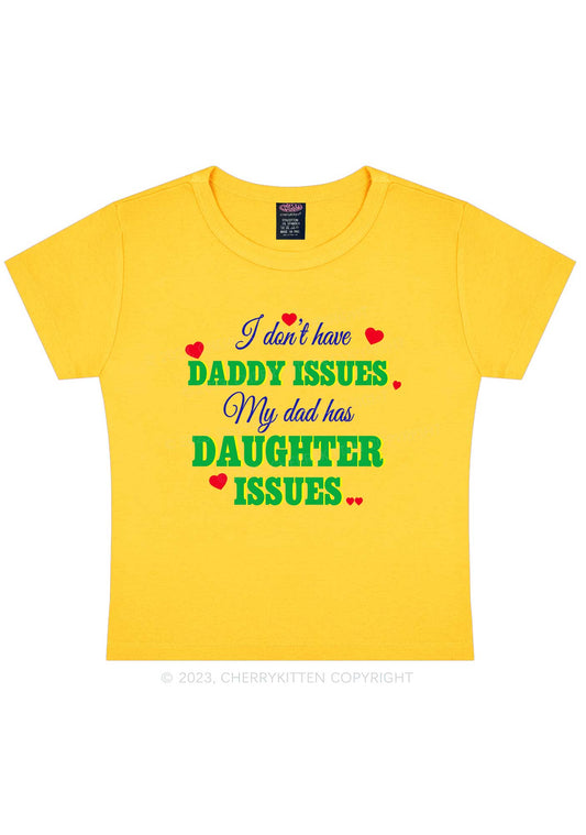 Daddy Issues Y2K Baby Tee Cherrykitten