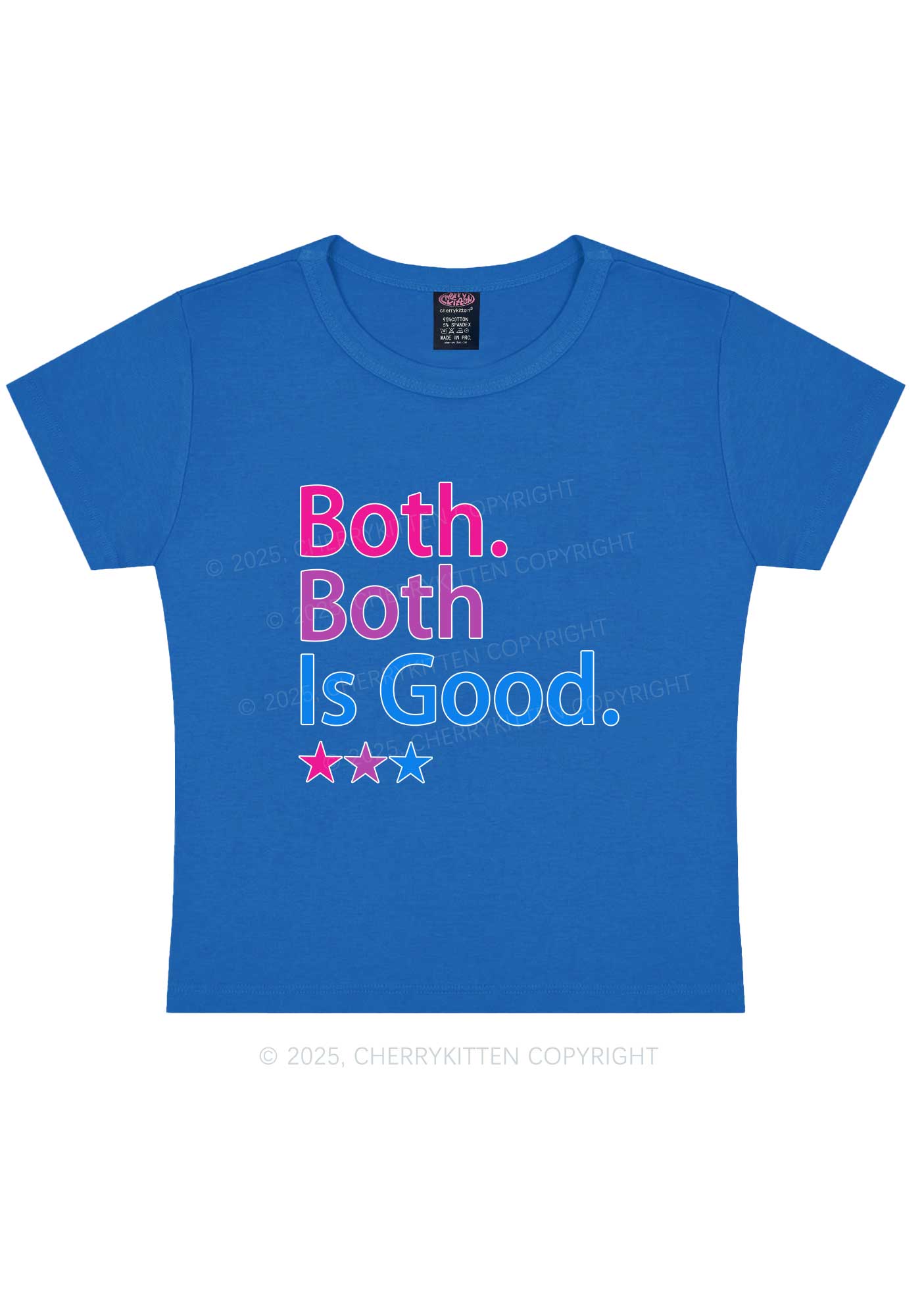 Both Is Good Pride Y2K Baby Tee Cherrykitten
