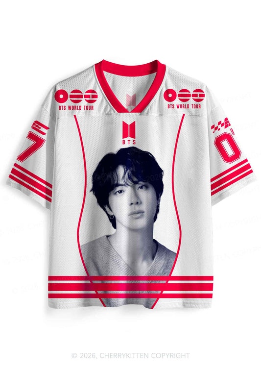 Kpop Handsome Guy Y2K Sport Jersey Shirts Cherrykitten