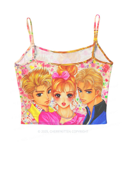 Comic Youth Y2K Mesh Cami Tank Cherrykitten
