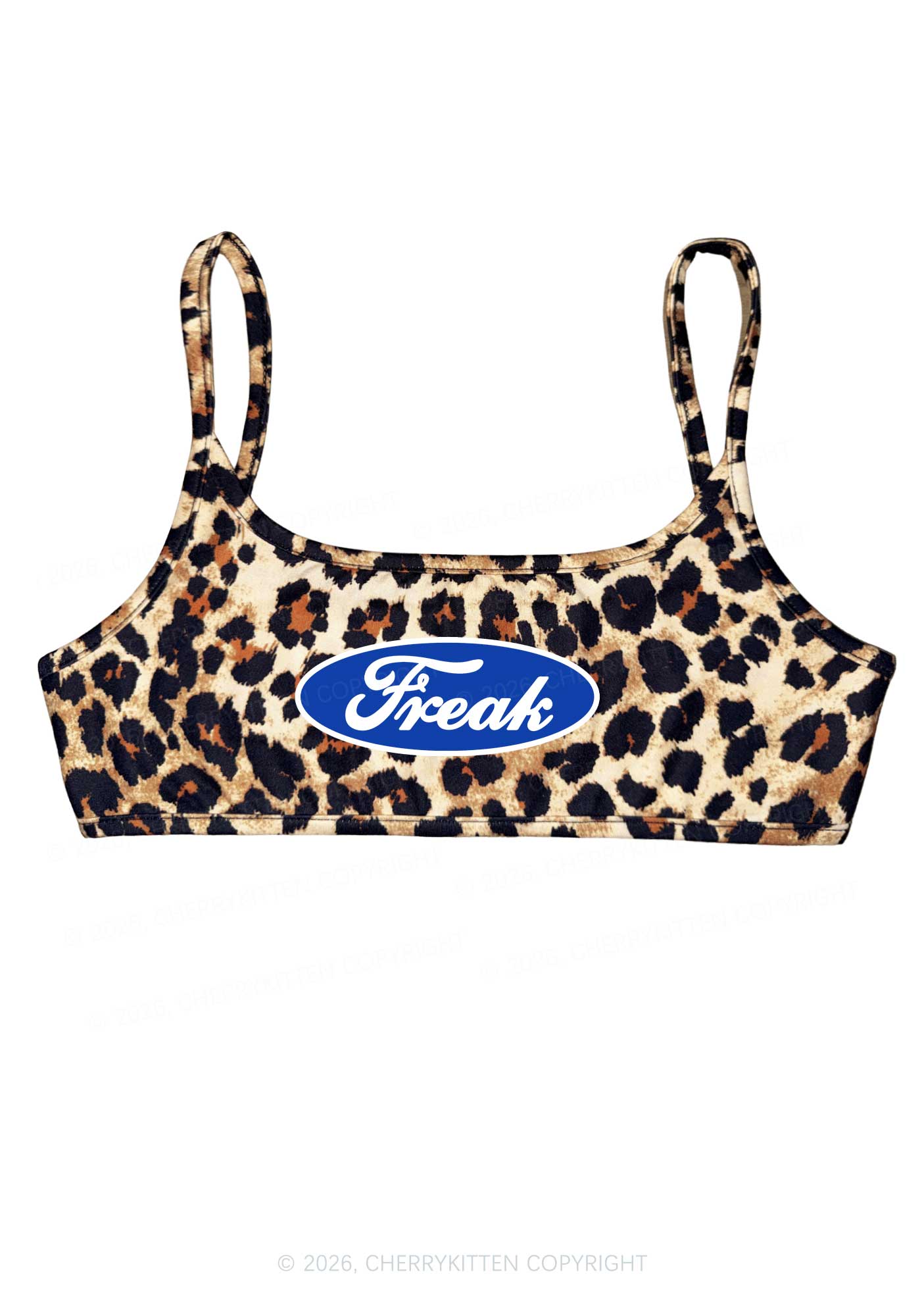 Oval Freak Y2K Super Crop Cami Cherrykitten