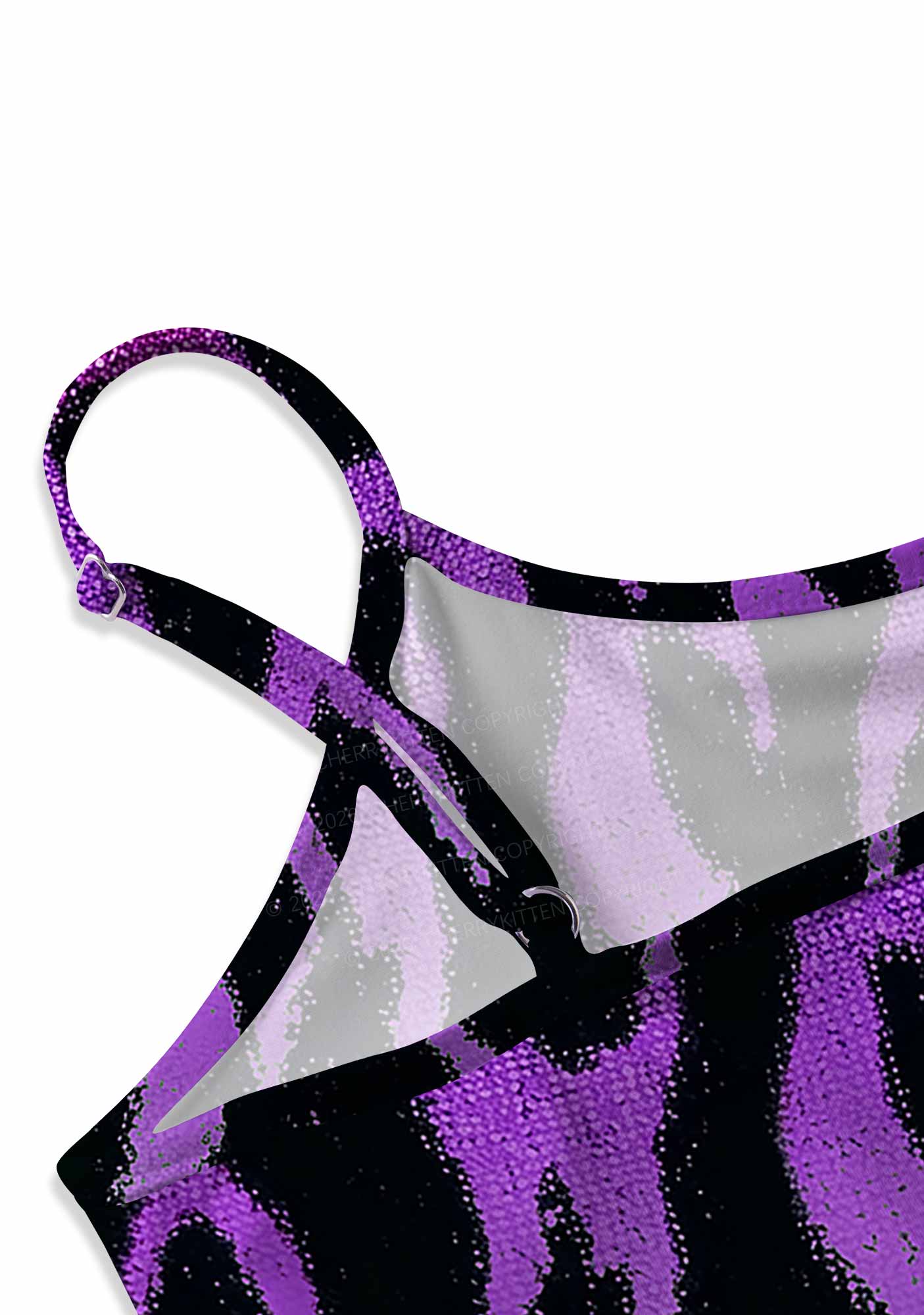 Asexual Flame Pride Y2K Print Cami Crop Top Cherrykitten