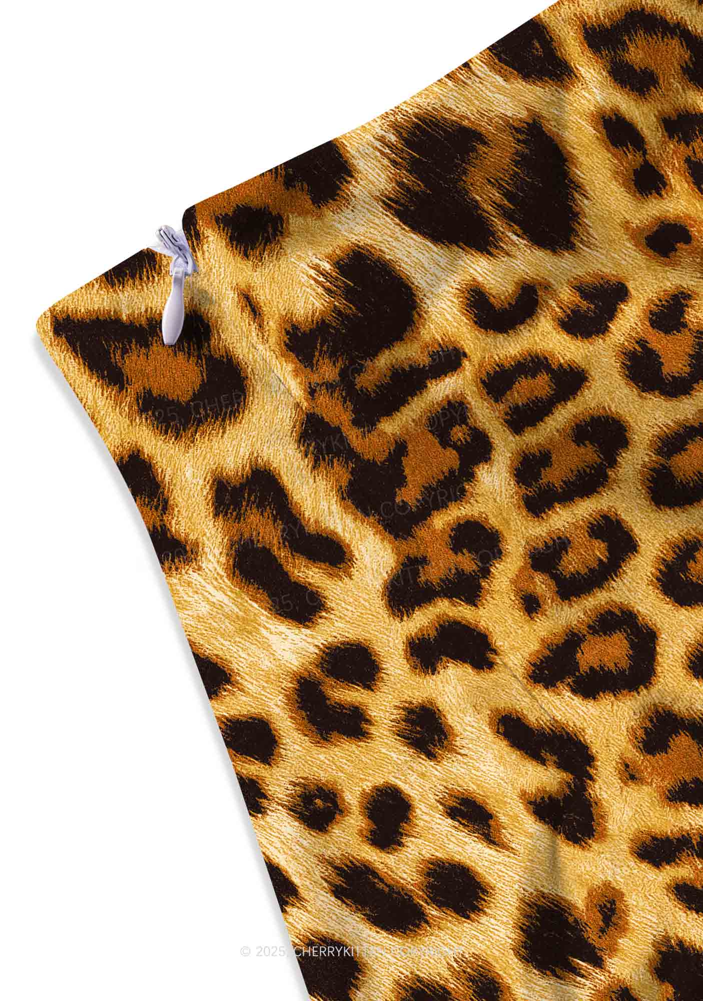 Cxxt Leopard Y2K Print Mini Skirt Cherrykitten