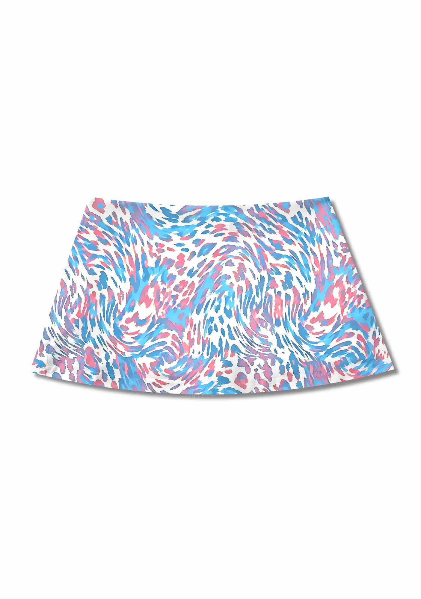 Trans Leopard Pride Y2K Print Mini Skirt Cherrykitten