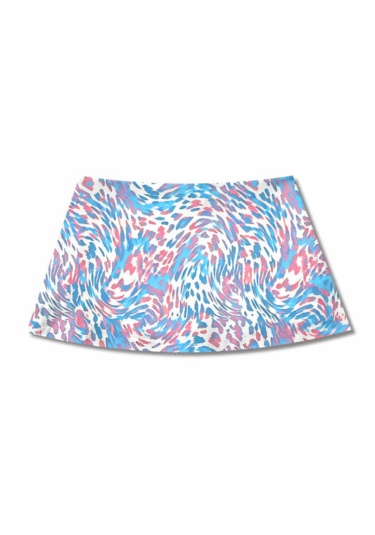 Trans Leopard Pride Y2K Print Mini Skirt Cherrykitten
