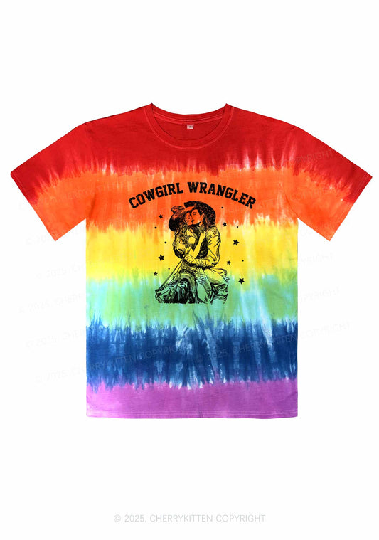 Cowgirl Wrangler Pride Y2K Tie Dye Shirts Cherrykitten