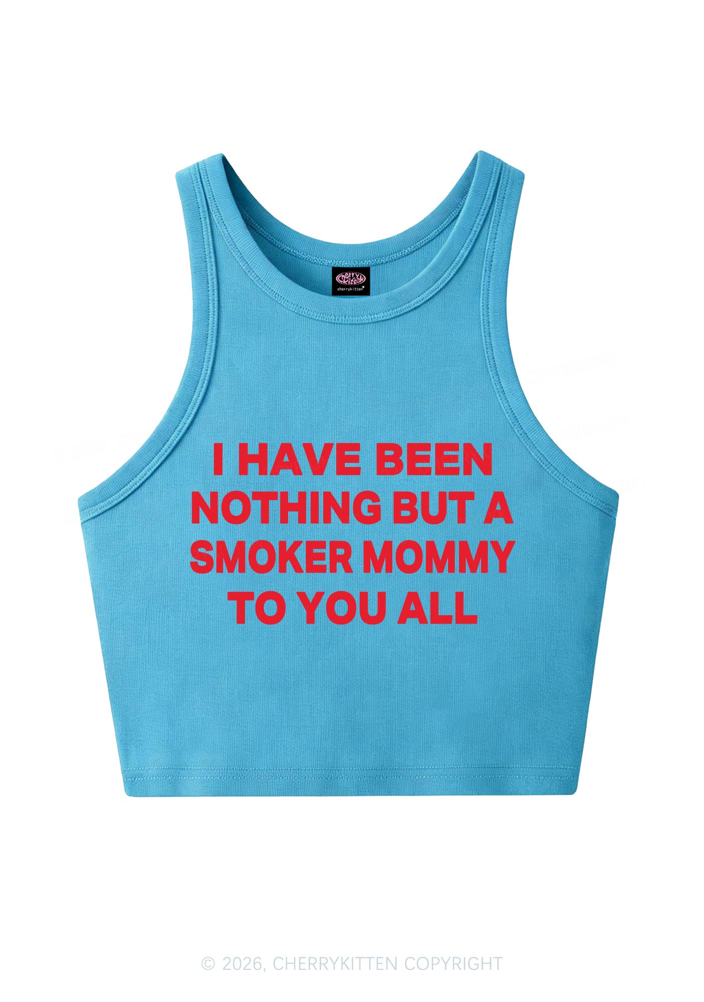 I Have Been A Smoker Mommy Y2K Crop Tank Top Cherrykitten