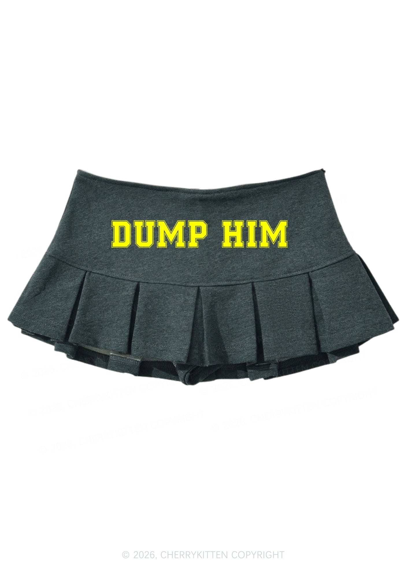Dump Him Y2K Mini Pleated Skirts Cherrykitten