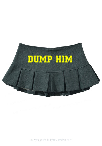 Dump Him Y2K Mini Pleated Skirts Cherrykitten