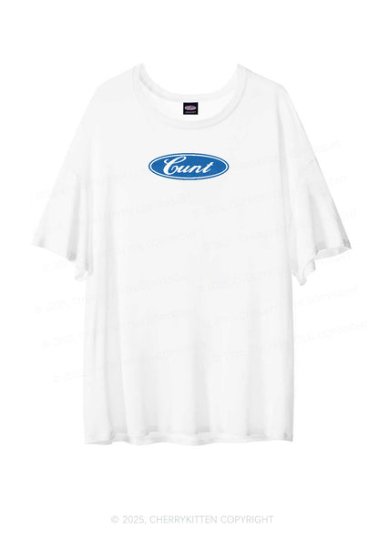 Oval Cxxt Y2K Sheer Boyfriend Tee Cherrykitten