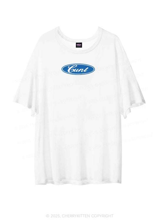 Oval Cxxt Y2K Sheer Boyfriend Tee Cherrykitten