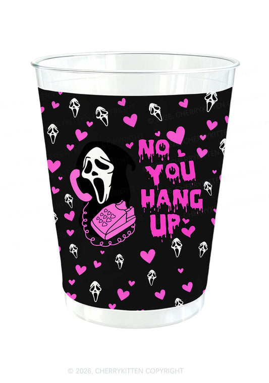 No You Hang Up Y2K Halloween Plastic Cup Cherrykitten