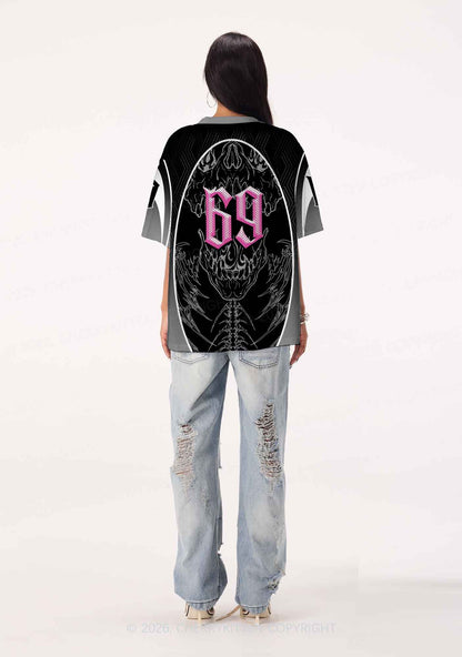 Fxxk Terfs Gothic Skull Pride Y2K Sport Jersey Shirts Cherrykitten