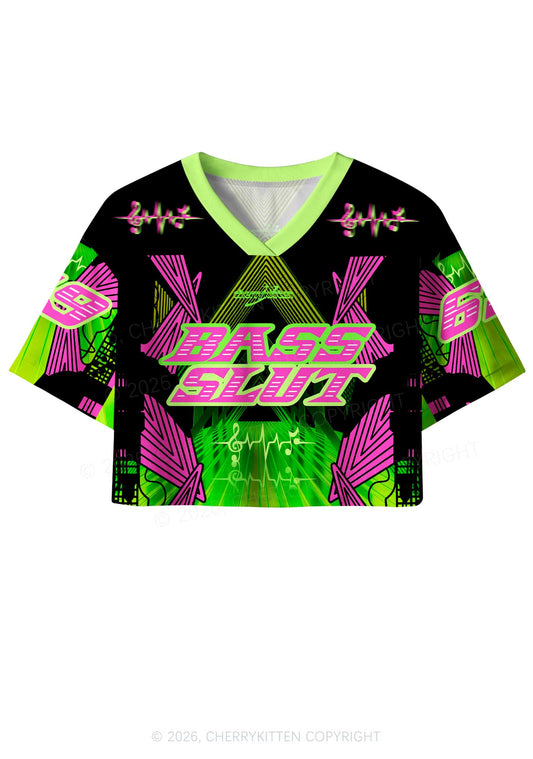 Bass Slxt Y2K Crop Sport Jersey Shirts Cherrykitten
