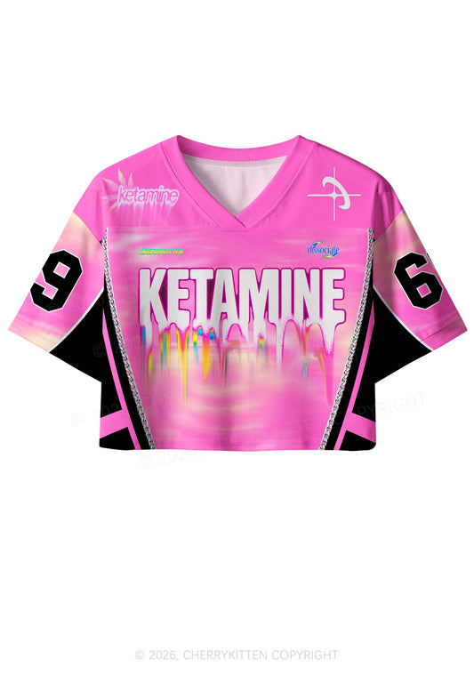 Drip Kxxamine Y2K Crop Sport Jersey Shirts Cherrykitten