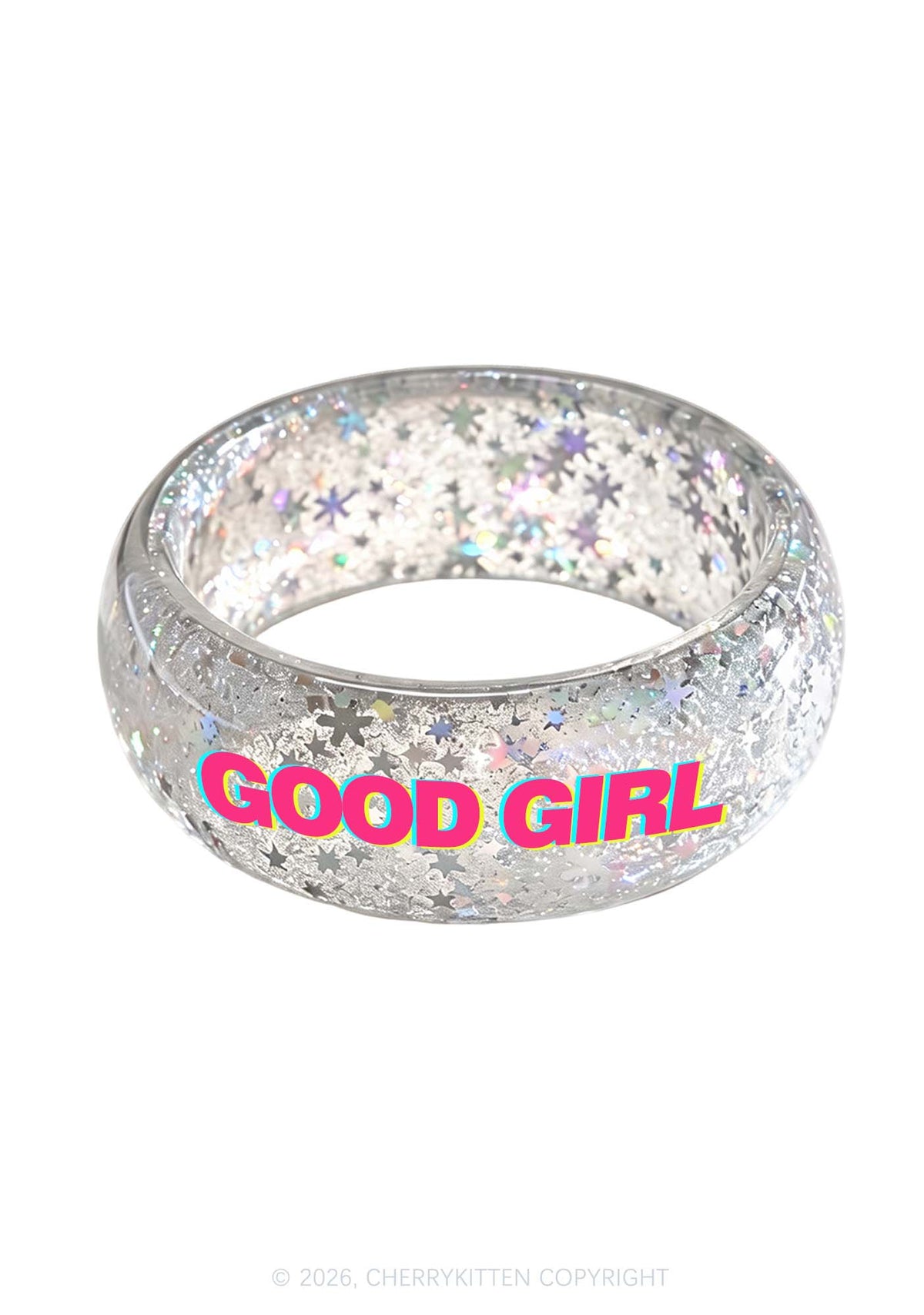 Good Girl Y2K Cuff Bangle Cherrykitten