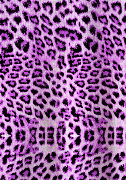 Dark Purple Leopard Y2K Christmas Knit Sweatshirt Cherrykitten