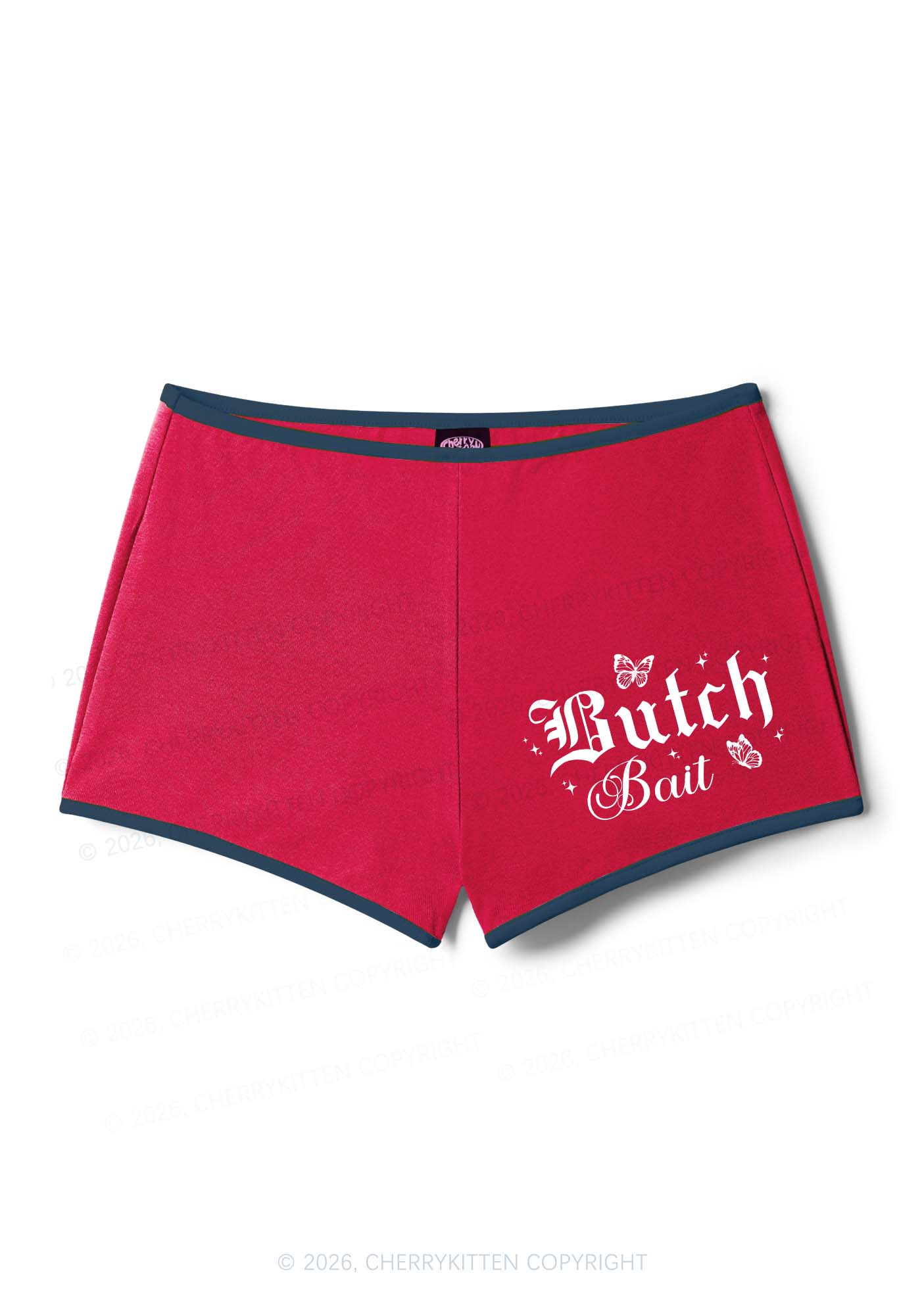 Butch Bait Pride Y2K Booty Shorts Cherrykitten